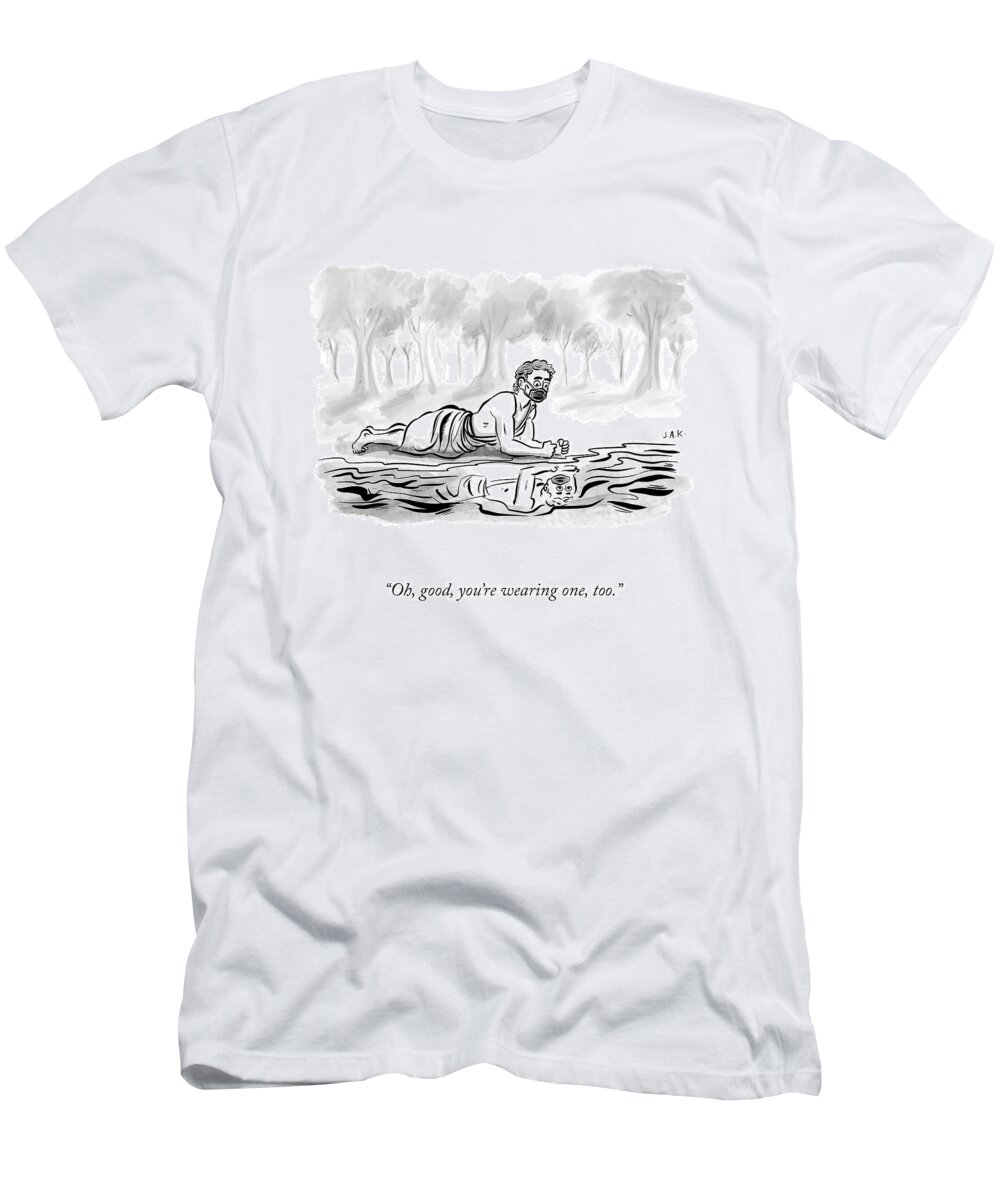 Oh T-Shirt featuring the drawing You're Wearing One, Too by Jason Adam Katzenstein