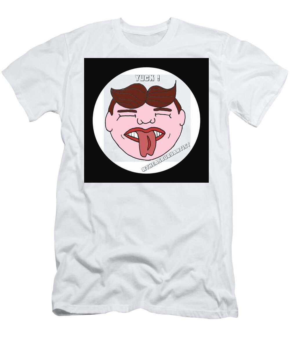 Tillie T-Shirt featuring the painting Yuck by Patricia Arroyo