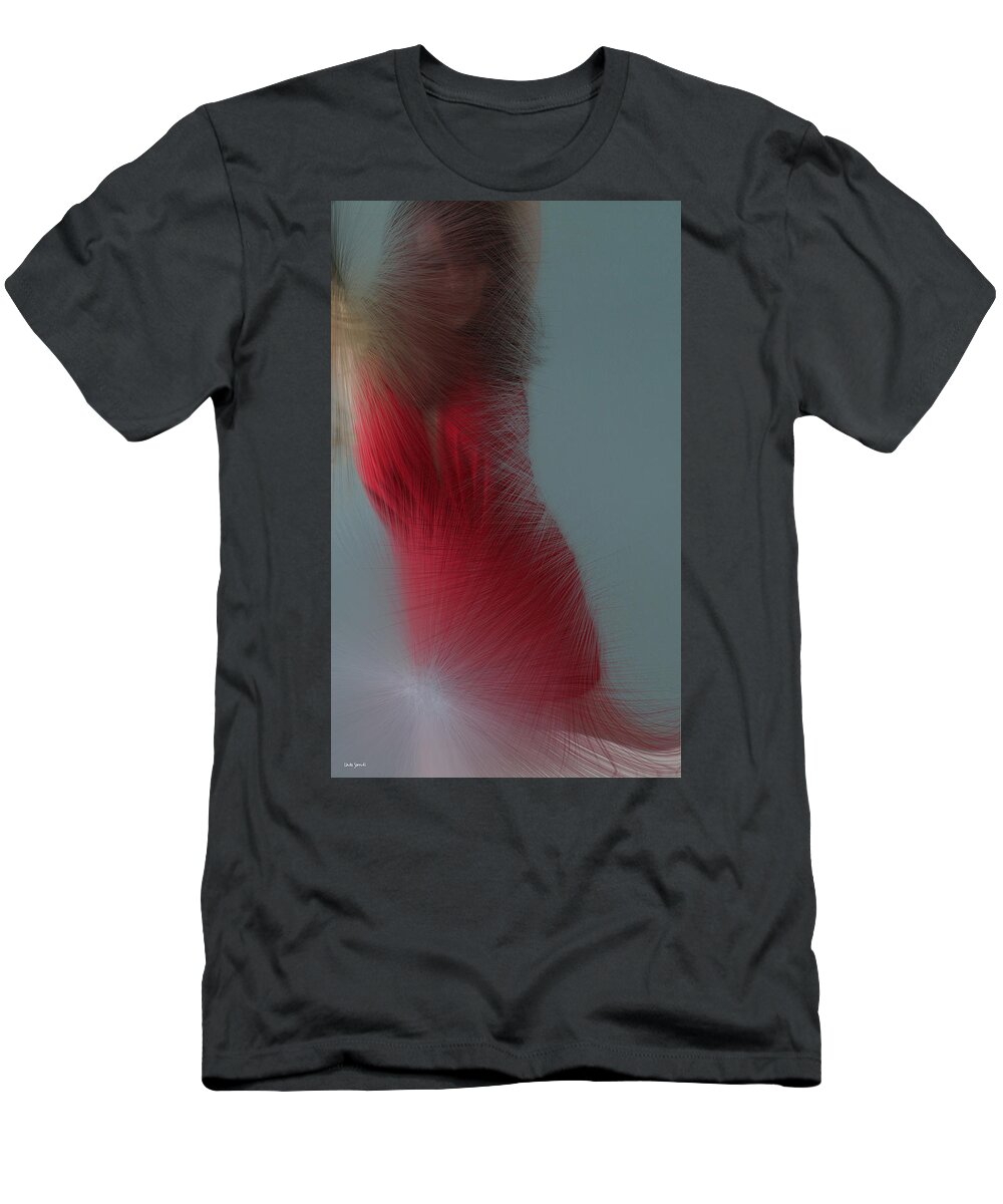 Red T-Shirt featuring the photograph In Red by Linda Sannuti