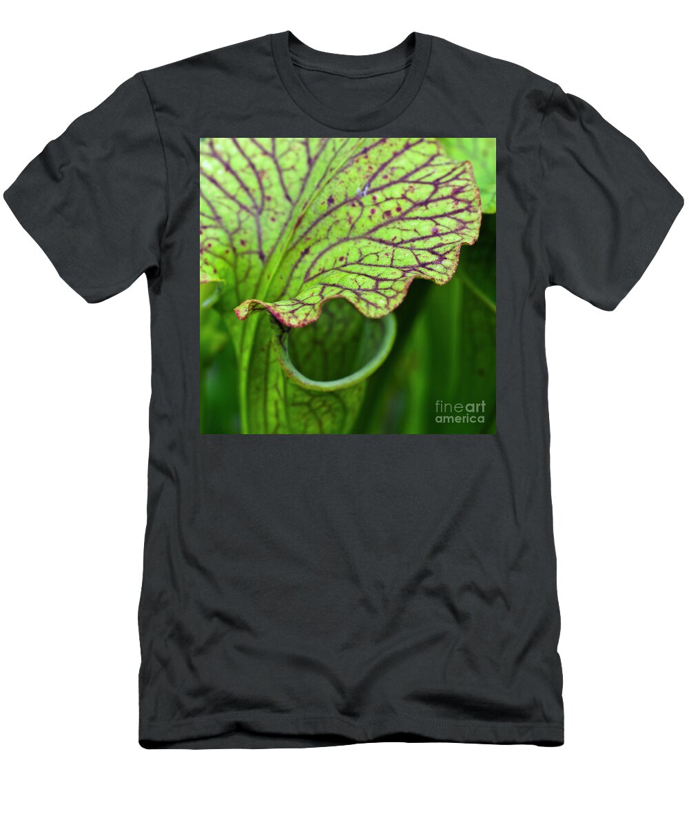 Pitfall Trap T-Shirt featuring the photograph Pitcher Plants by Heiko Koehrer-Wagner