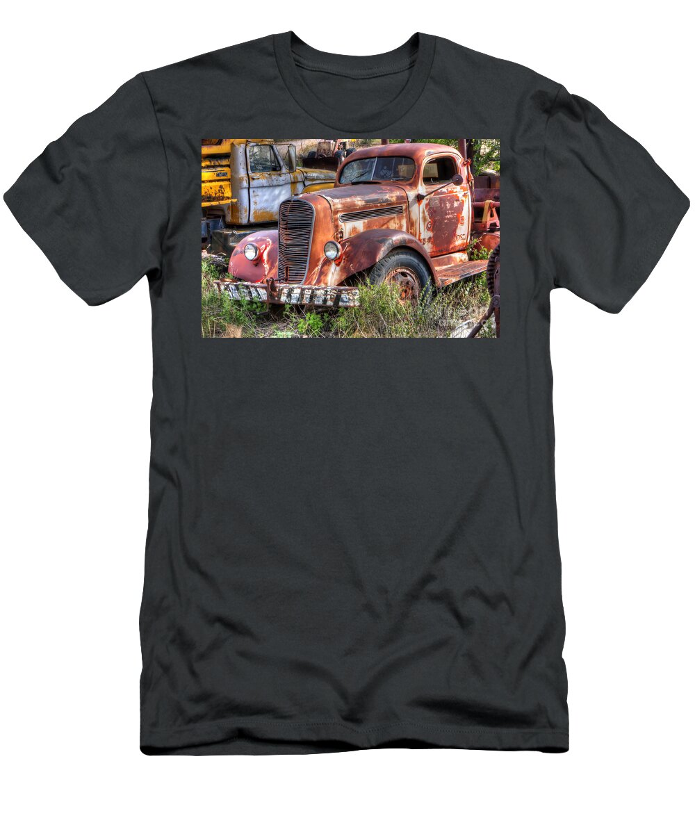 Classic T-Shirt featuring the photograph 0680 Junk Yard Dog by Steve Sturgill