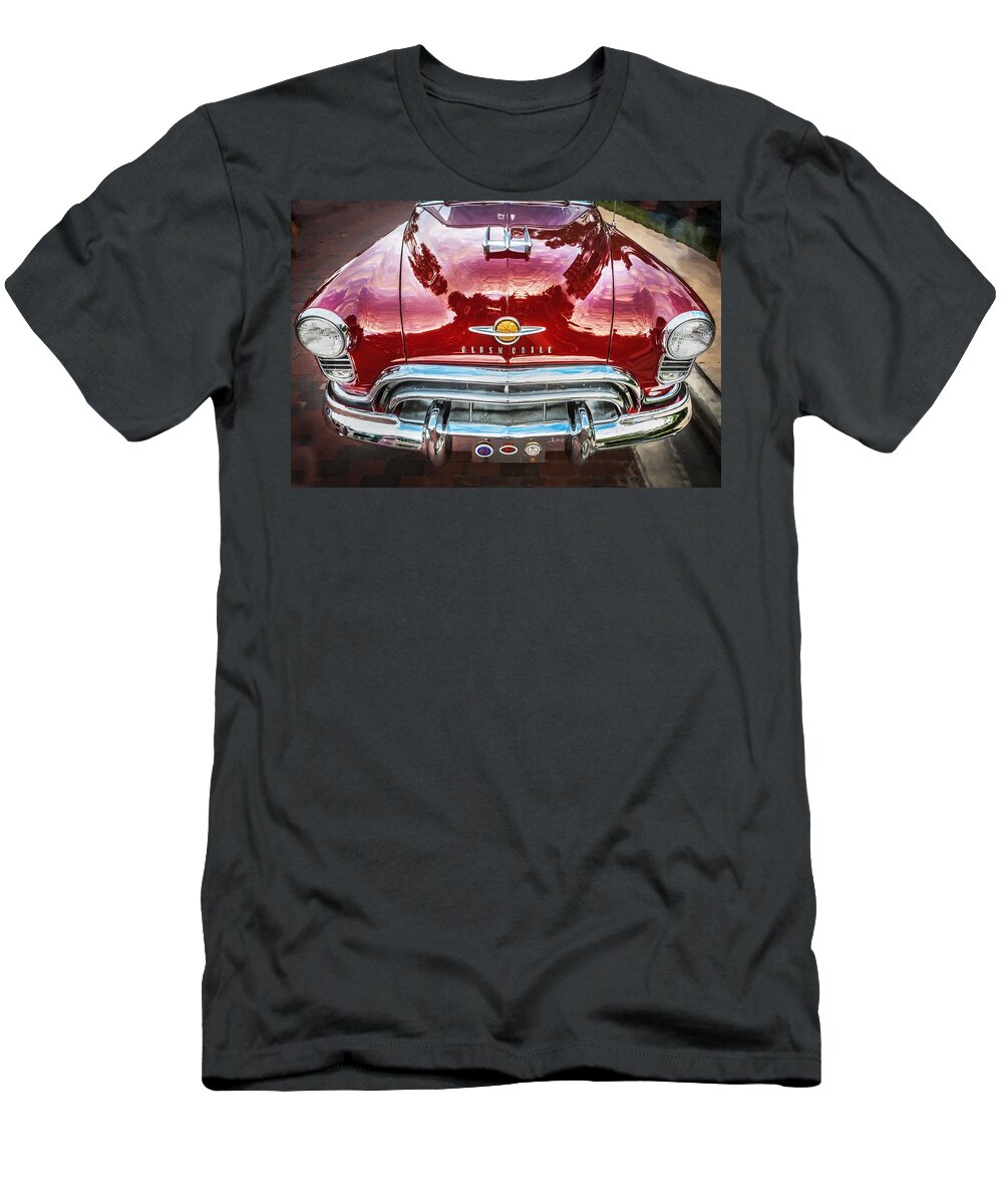 1950 Oldsmobile T-Shirt featuring the photograph 1950 Oldsmobile 88 Futurmatic Coupe by Rich Franco