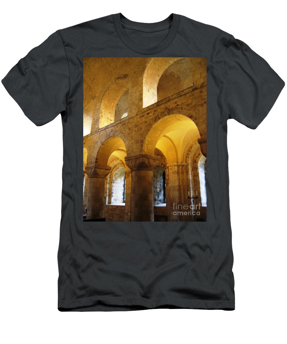 St. John's Chapel T-Shirt featuring the photograph Arches by Denise Railey