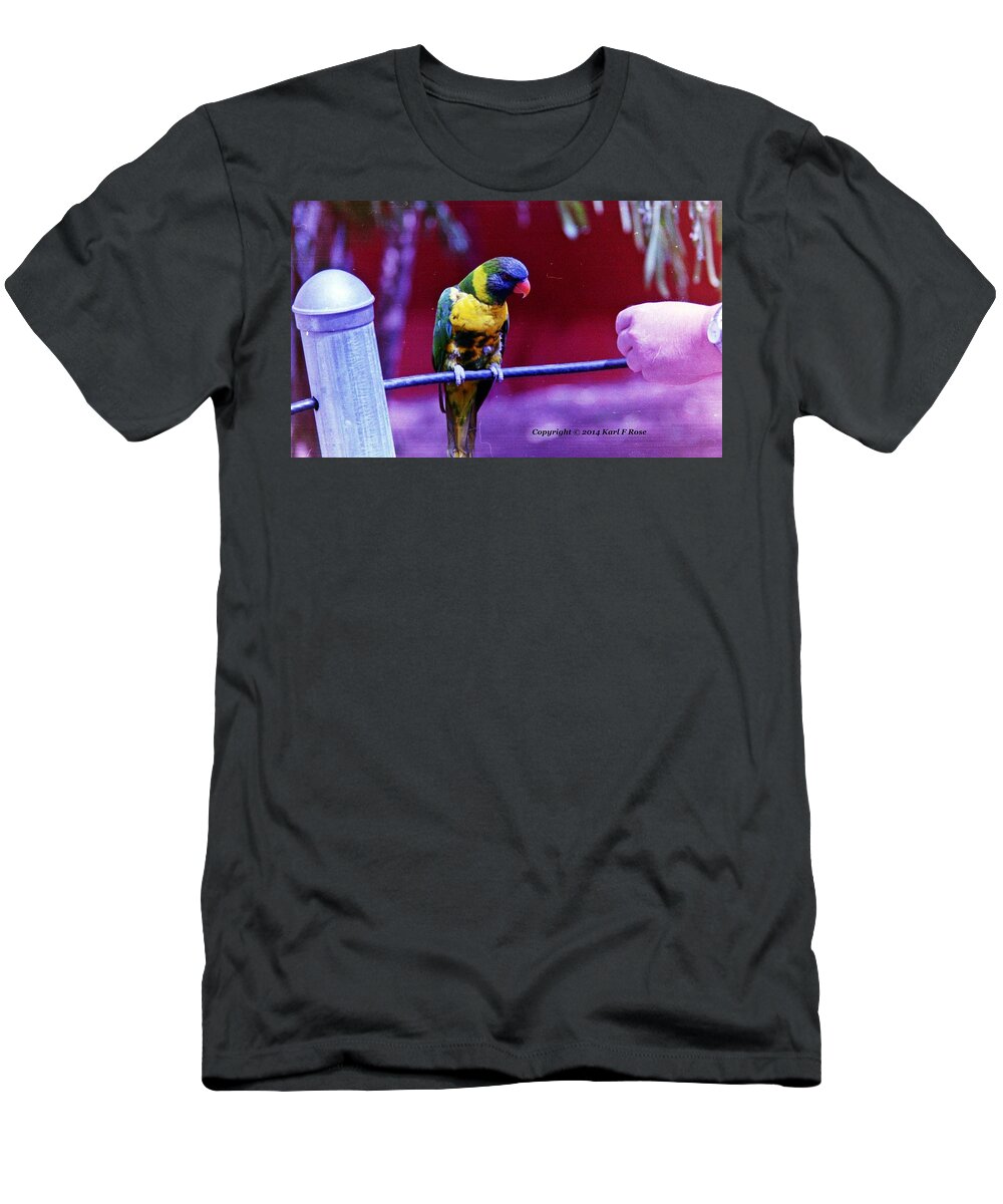 Birds T-Shirt featuring the photograph Bird #1 by Karl Rose