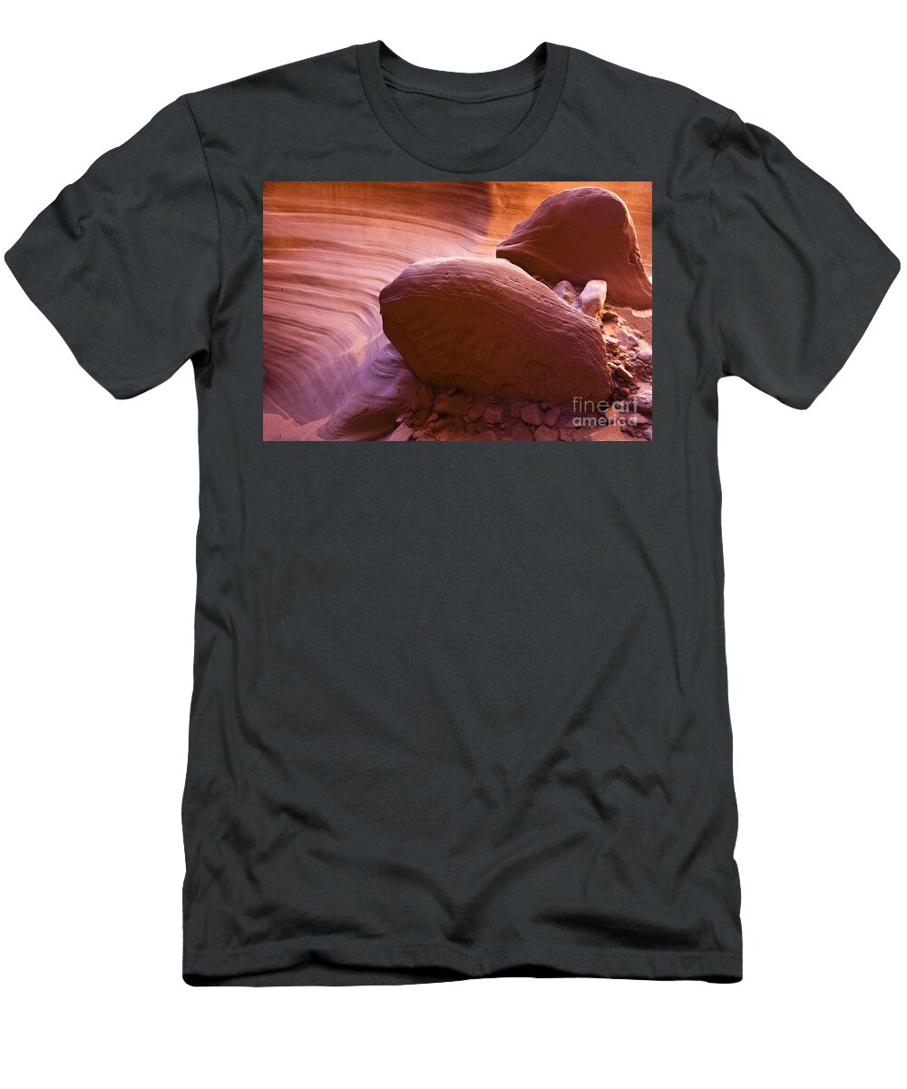 Canyon T-Shirt featuring the photograph Canyon rocks by Bryan Keil