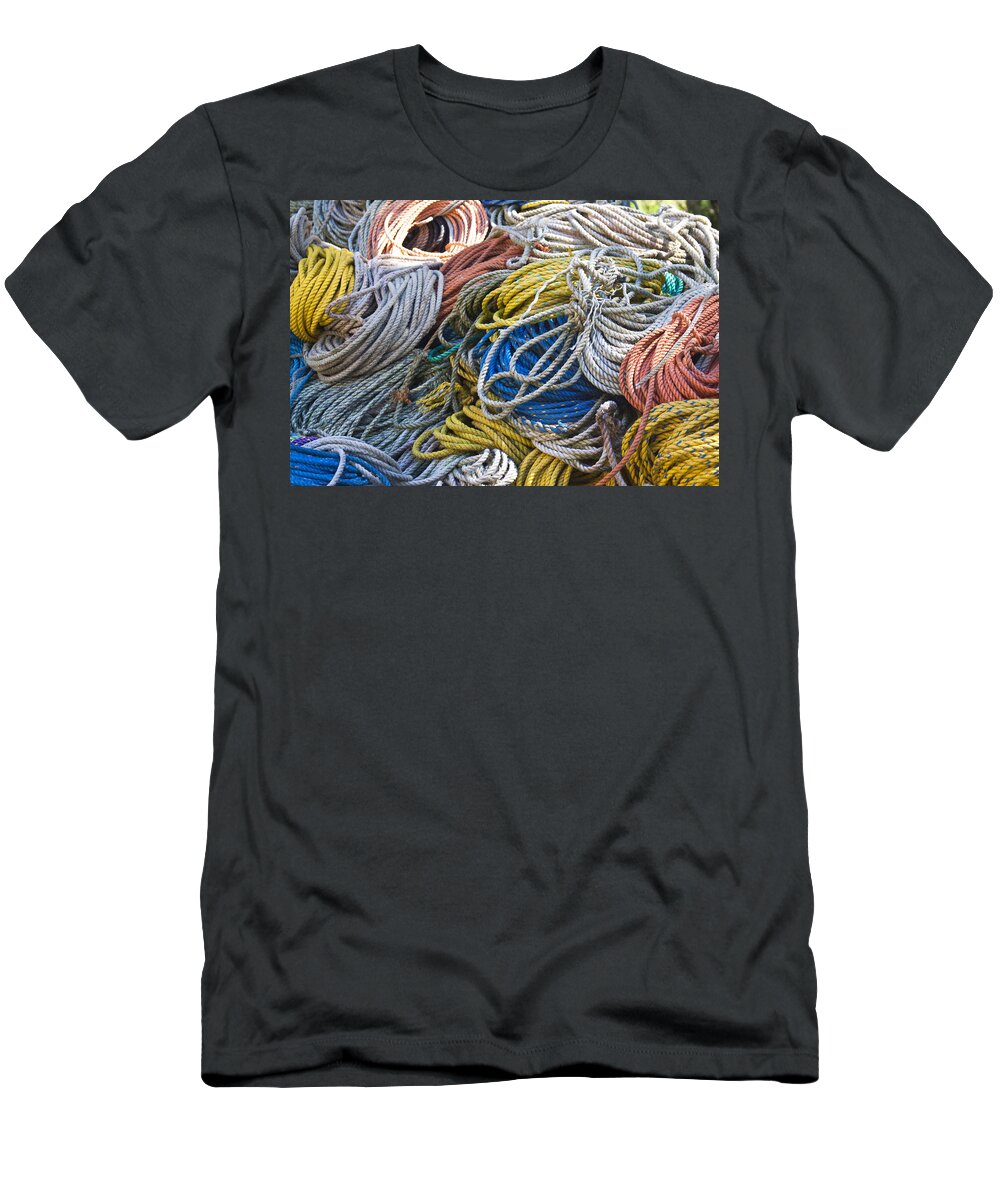 Lobster T-Shirt featuring the photograph Colorful Lines #2 by Jean Macaluso