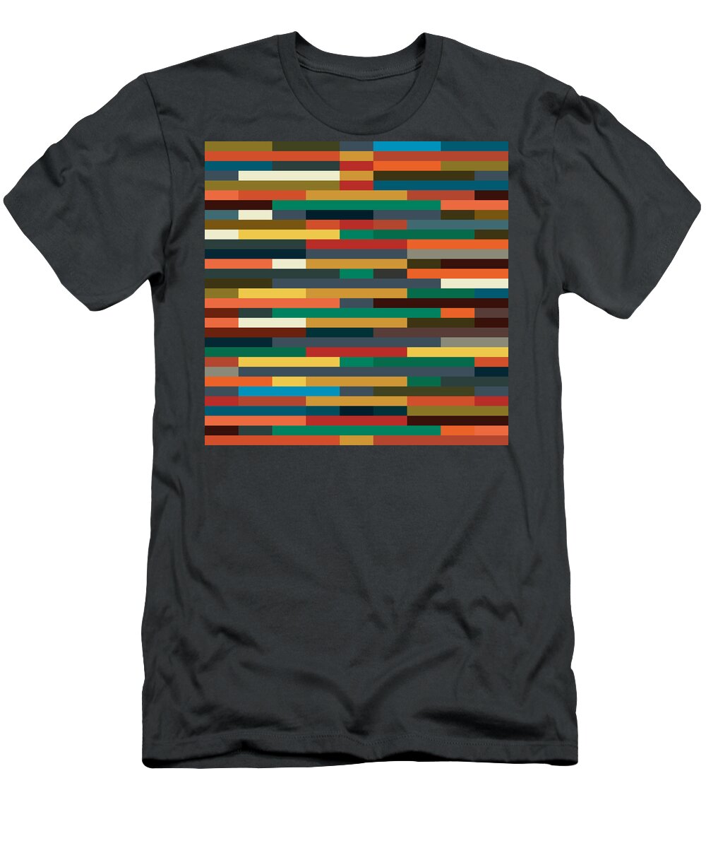 Abstract T-Shirt featuring the digital art Geometric #1 by Mike Taylor
