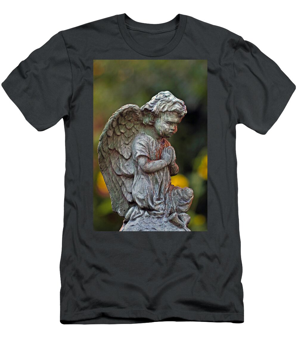 Angel T-Shirt featuring the photograph Guardian Angel #1 by Jerry Gammon