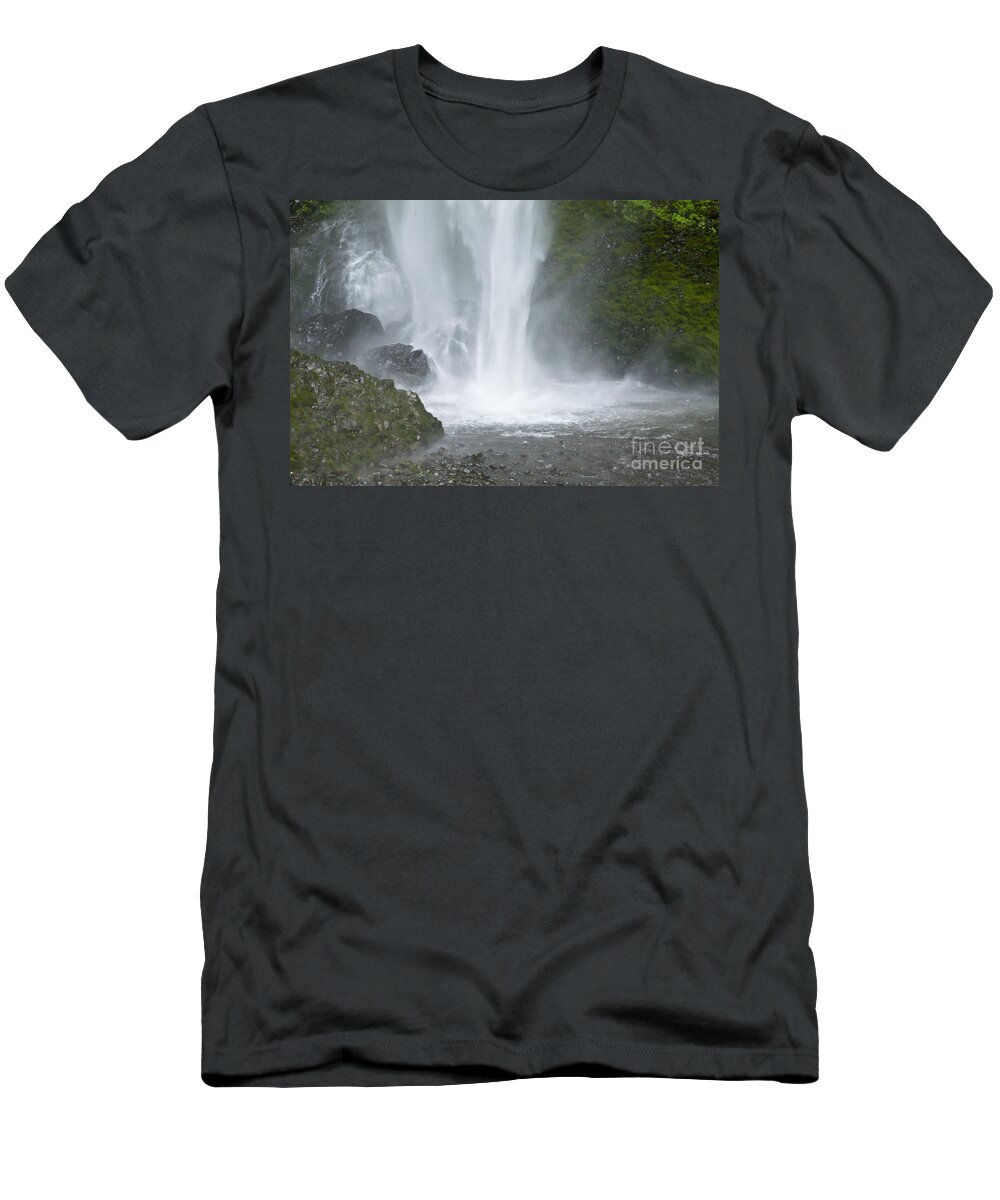 Waterfall T-Shirt featuring the photograph Latourelle Falls 9 by Rich Collins