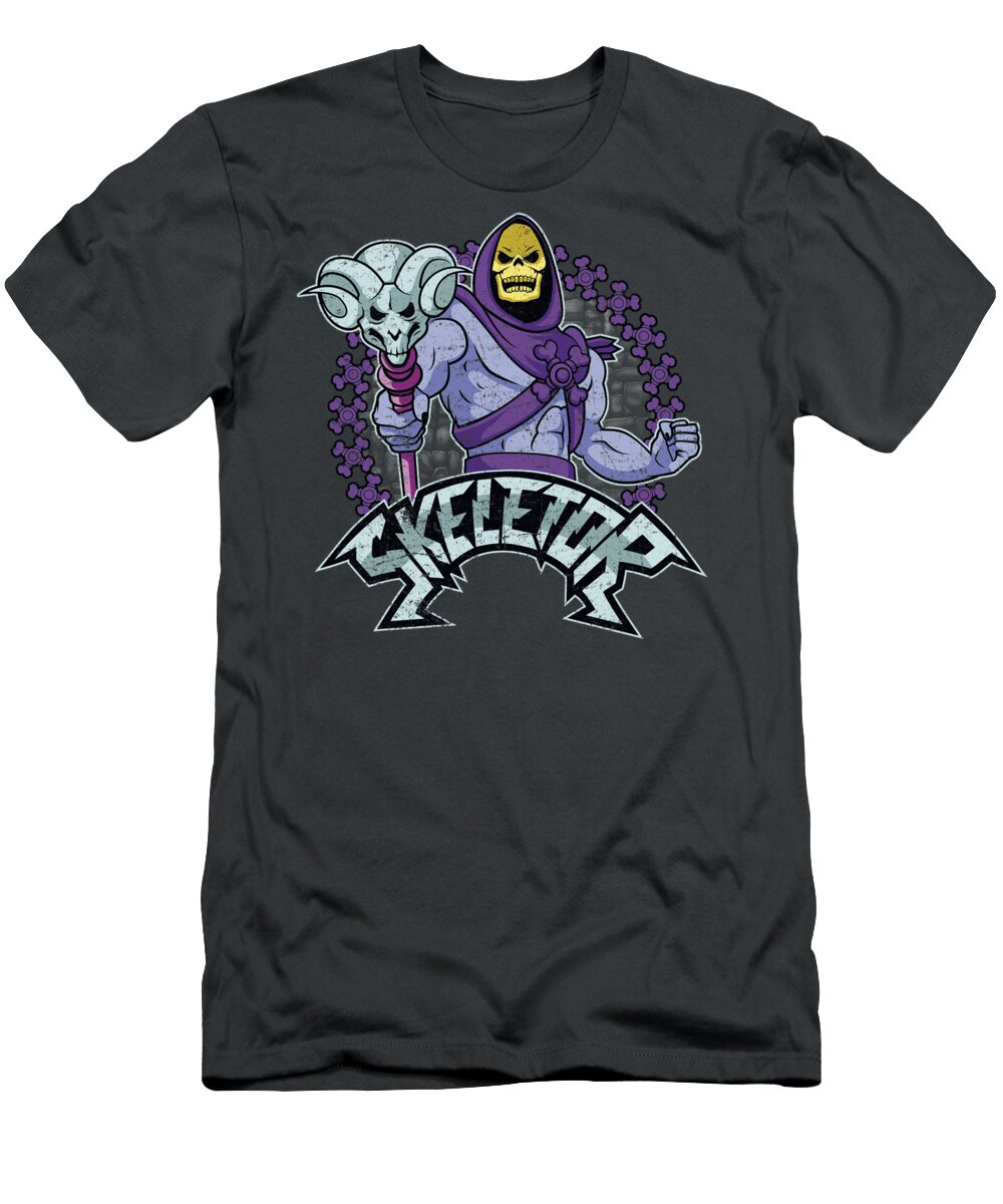  T-Shirt featuring the digital art Masters Of The Universe - Skeletor by Brand A