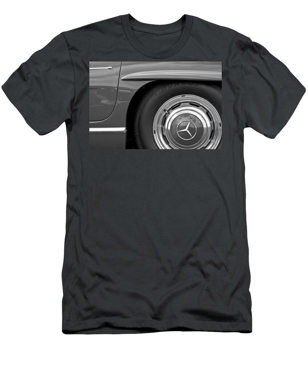 Mercedes Wheel T-Shirt featuring the photograph Mercedes Wheel #1 by Jill Reger