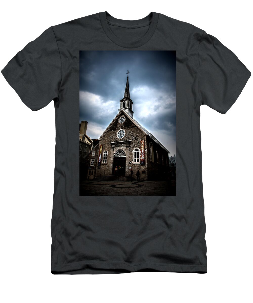 Canada T-Shirt featuring the photograph Notre Dame #1 by Bill Howard