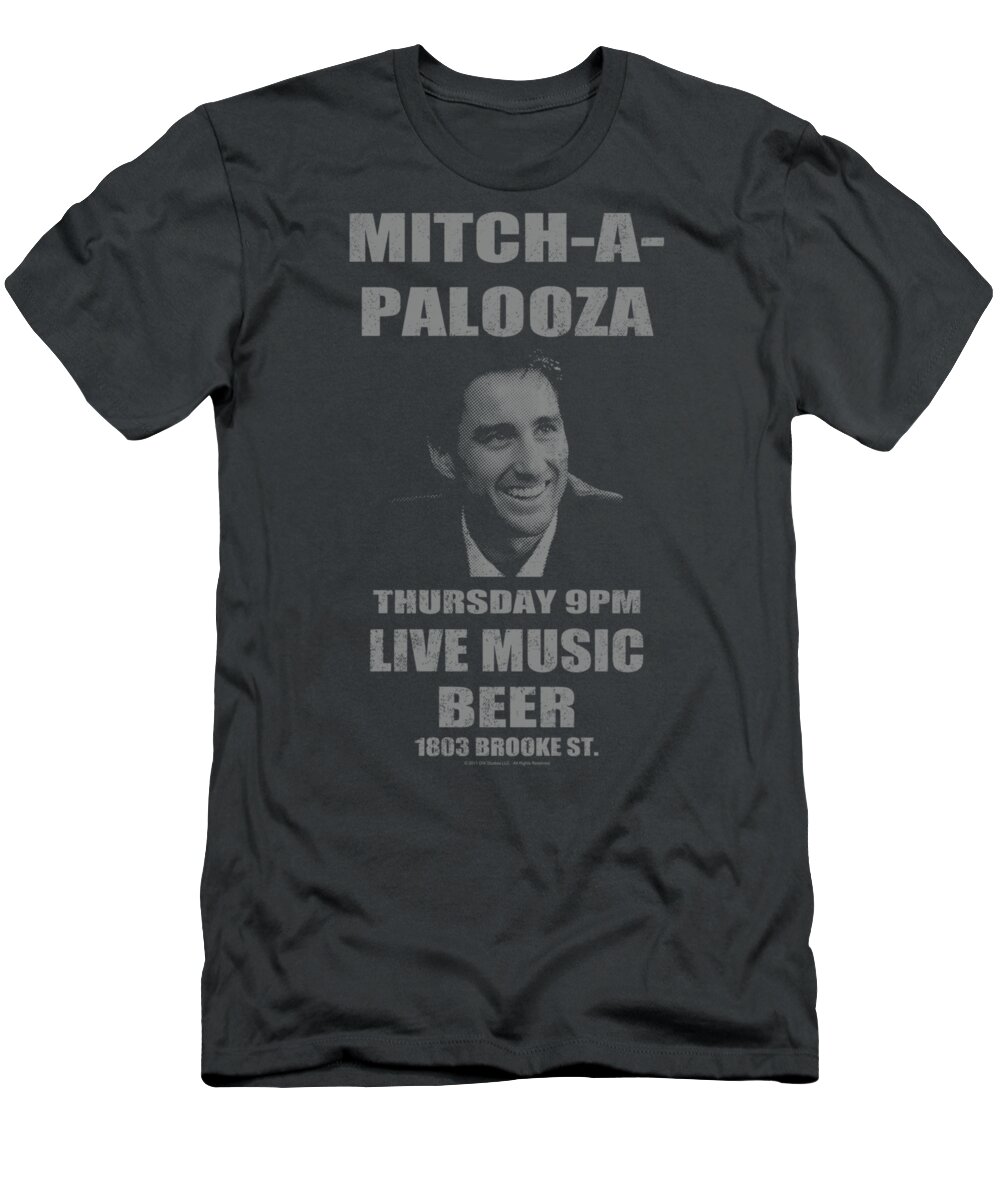 Old School T-Shirt featuring the digital art Old School - Mitchapalooza by Brand A