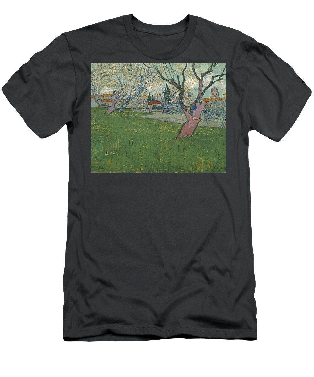 Vincent Van Gogh T-Shirt featuring the painting Orchards In Blossom #1 by Vincent Van Gogh