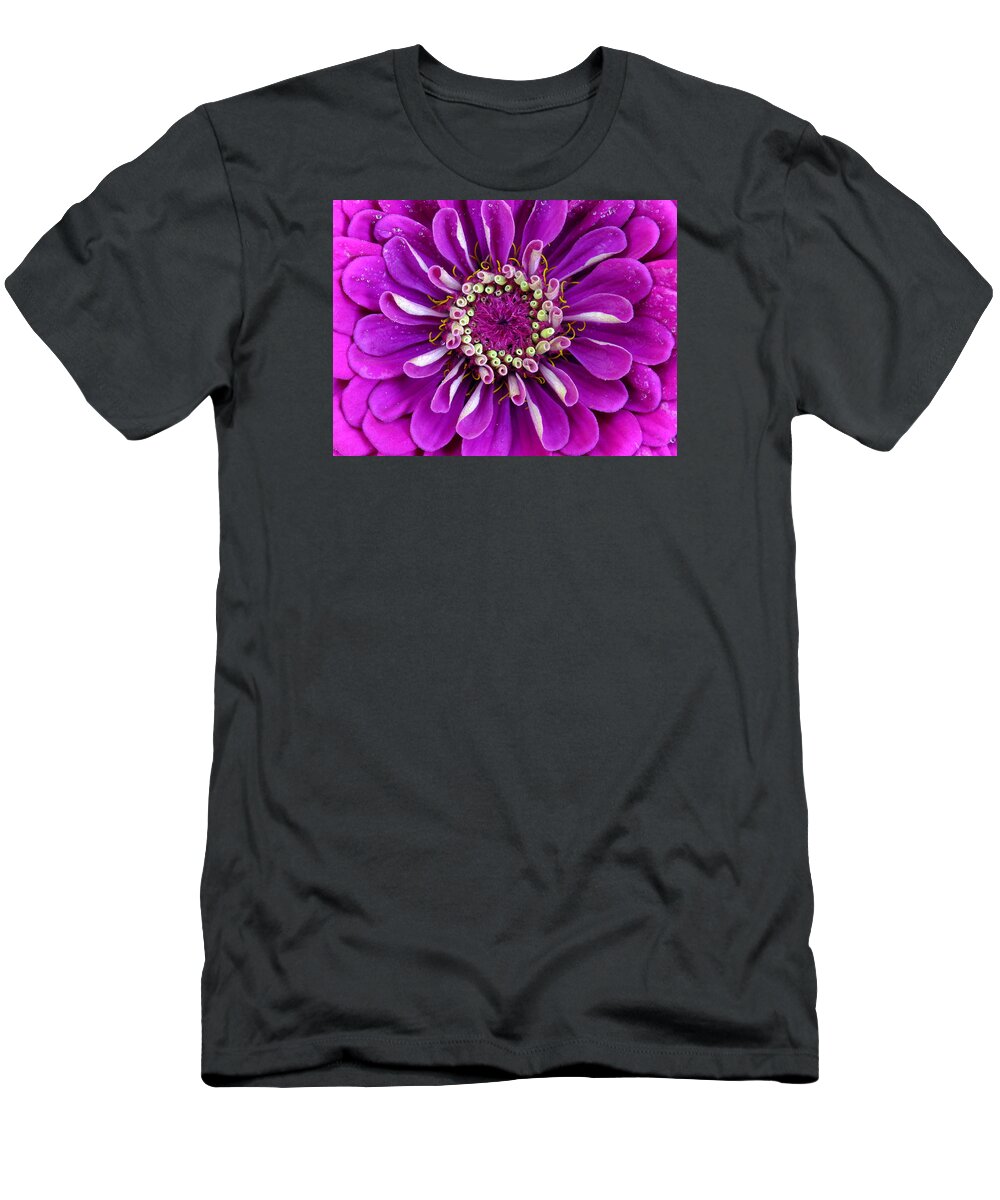 Flower T-Shirt featuring the photograph Passionately Purple by Bill Morgenstern