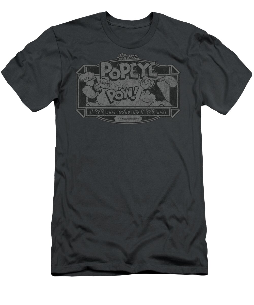 Popeye T-Shirt featuring the digital art Popeye - Classic Popeye by Brand A