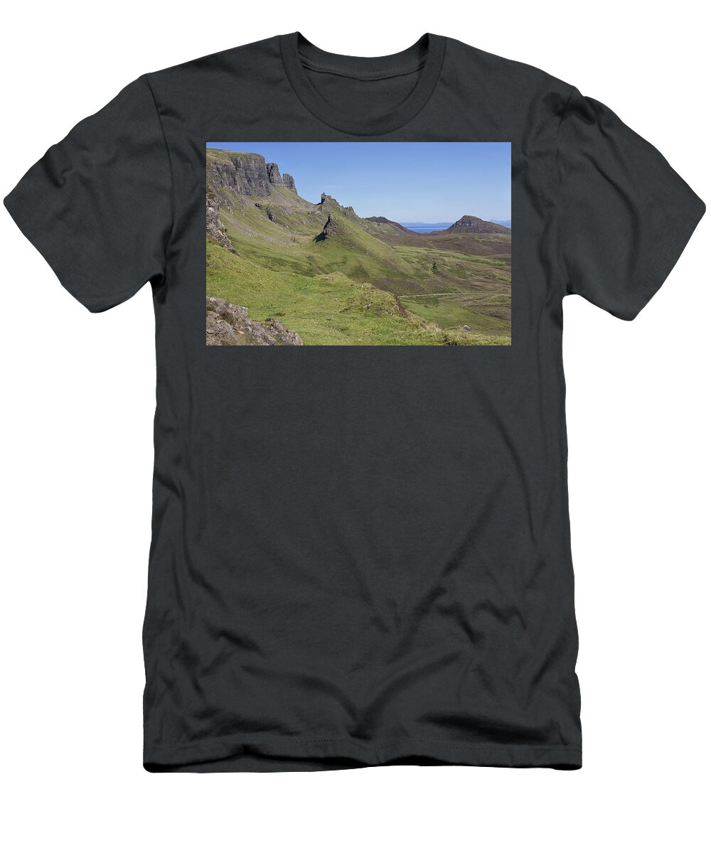 Quiraing T-Shirt featuring the photograph Quiraing #1 by Eunice Gibb