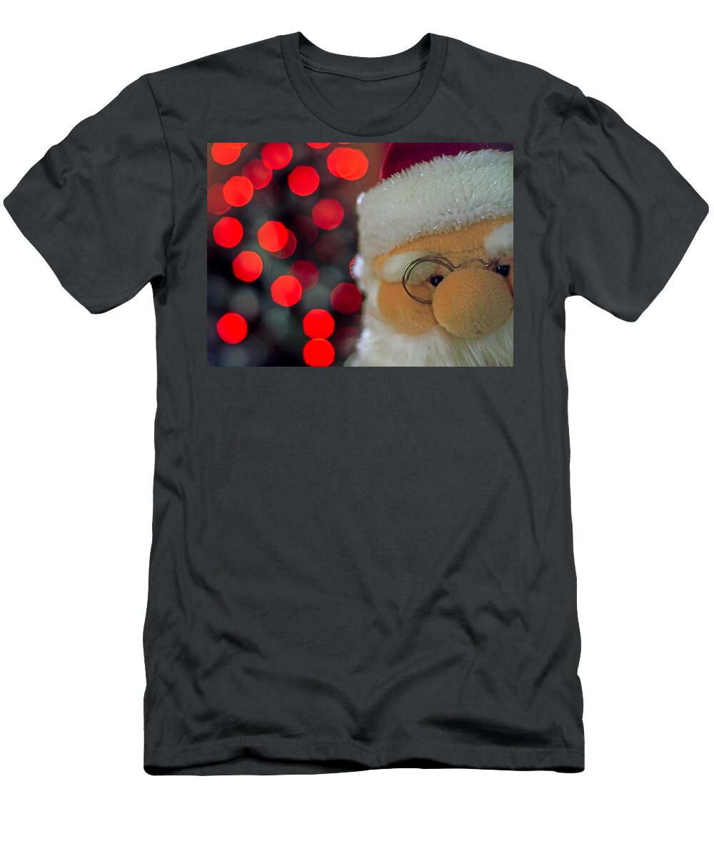 Santa T-Shirt featuring the photograph Santa by Spikey Mouse Photography