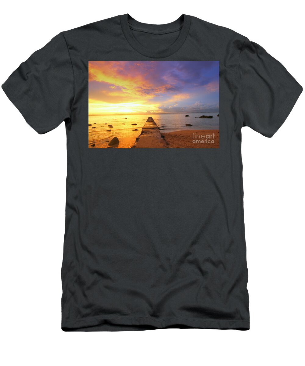 Sunset T-Shirt featuring the photograph Sunset by Amanda Mohler