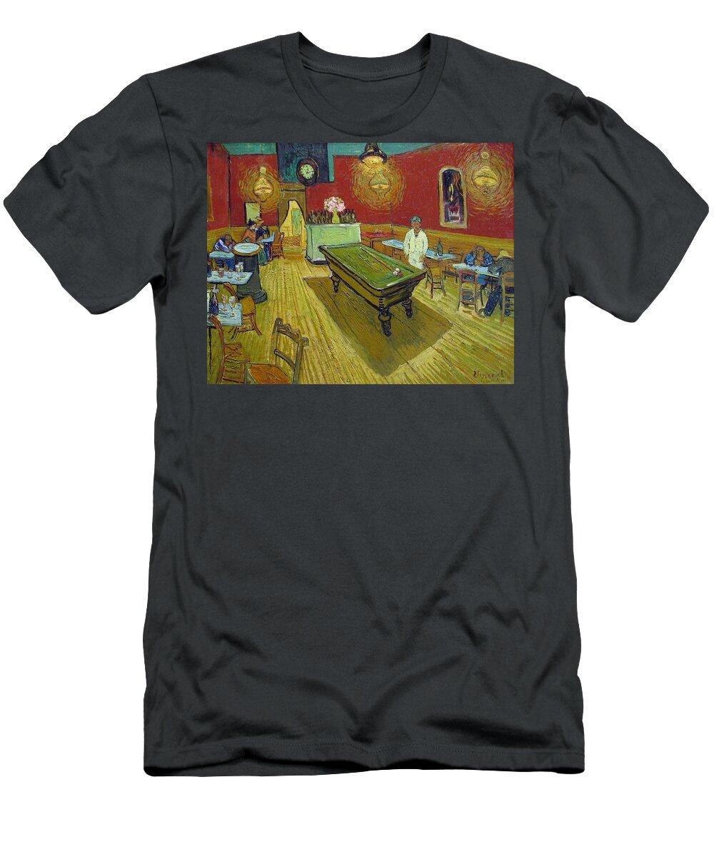 1888 T-Shirt featuring the painting The Night Cafe #1 by Vincent van Gogh
