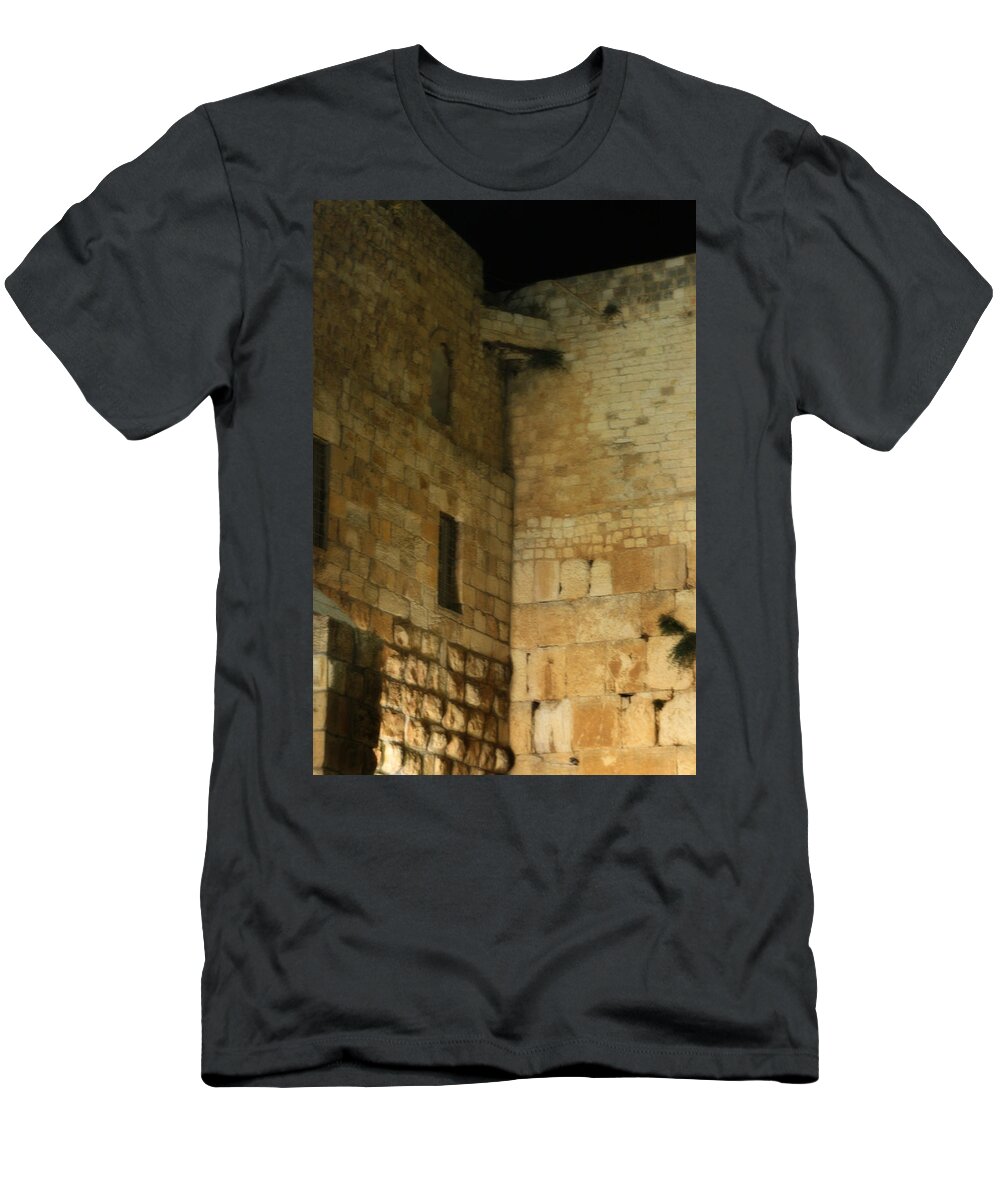 Israel T-Shirt featuring the photograph The Wailing Wall #1 by Doc Braham