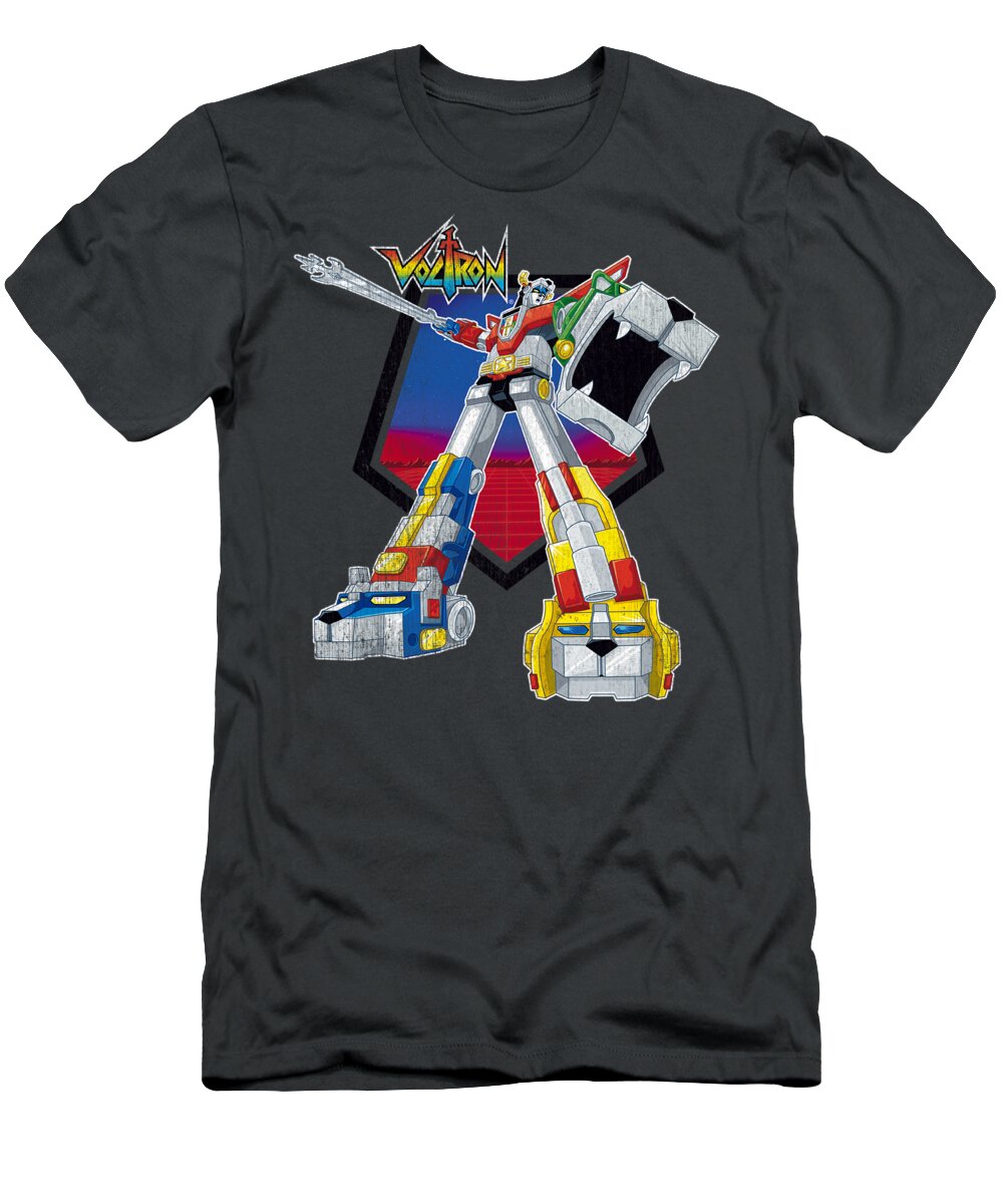  T-Shirt featuring the digital art Voltron - Blazing Sword by Brand A