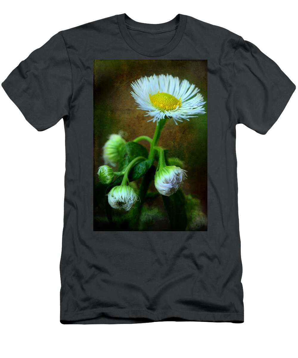 White Wildflower T-Shirt featuring the photograph We've Only Just Begun by Michael Eingle
