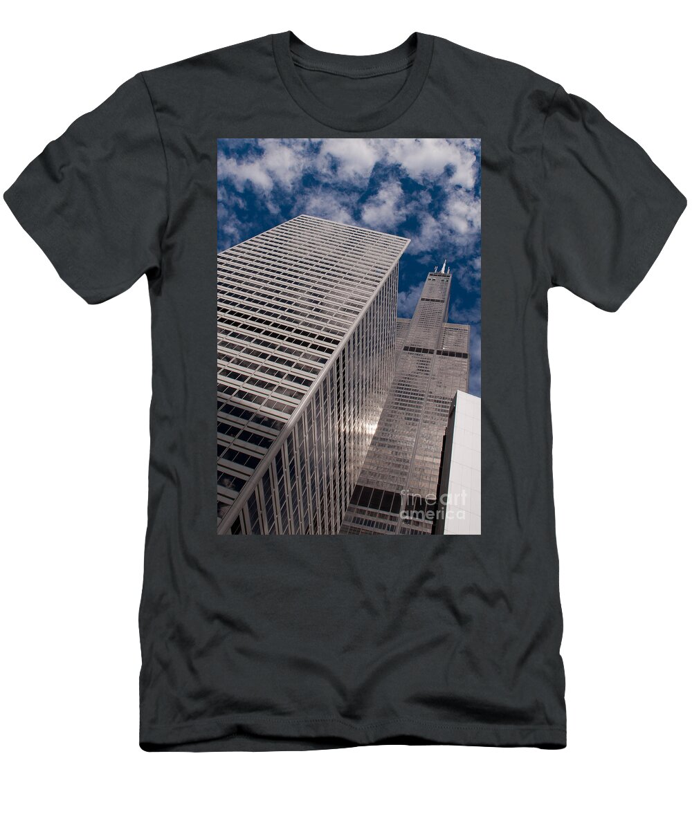 Chicago Downtown T-Shirt featuring the photograph Willis Tower by Dejan Jovanovic