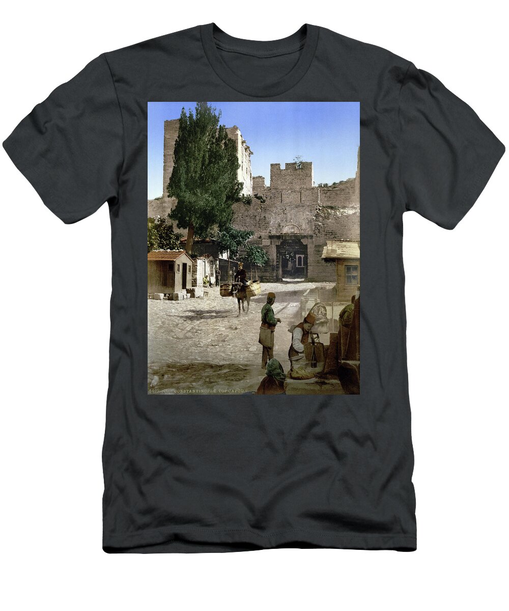 1895 T-Shirt featuring the photograph Constantinople, C1895 #13 by Granger