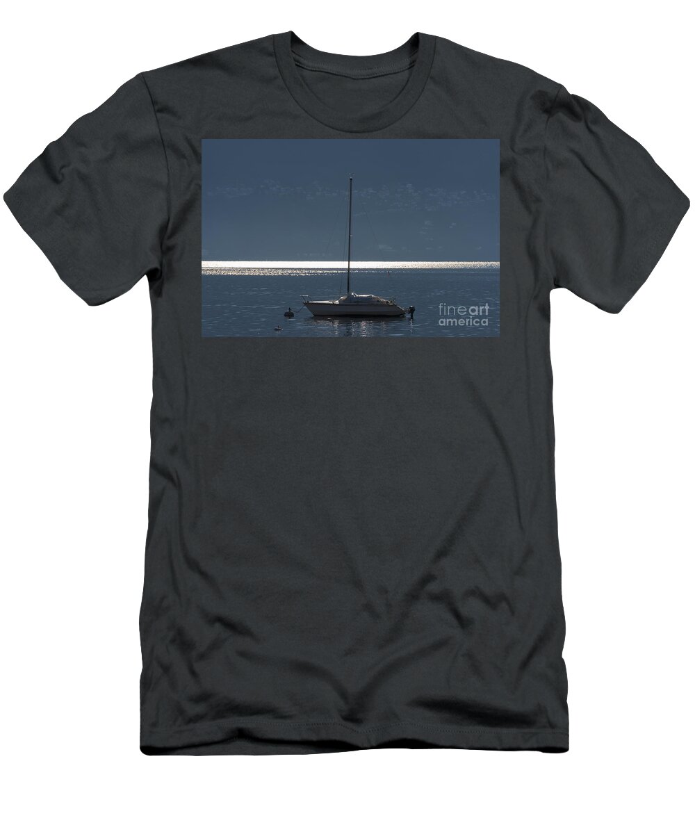 Sailing Boat T-Shirt featuring the photograph Sailing boat #14 by Mats Silvan