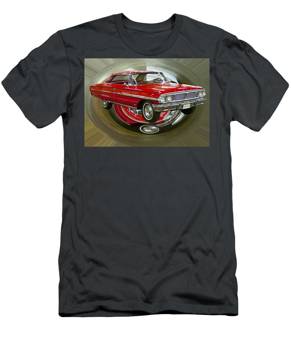 1964 Ford Galaxie T-Shirt featuring the photograph 1964 Ford Galaxie by M Three Photos