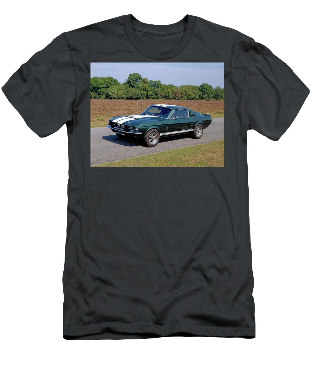 Photography T-Shirt featuring the photograph 1967 Ford Shelby Cobra 350gt Mustang by Panoramic Images