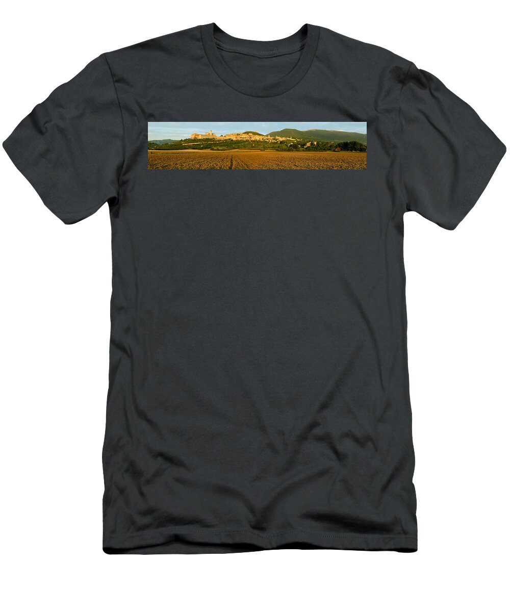 1200s T-Shirt featuring the photograph Assisi, Italy #2 by Kenneth Murray