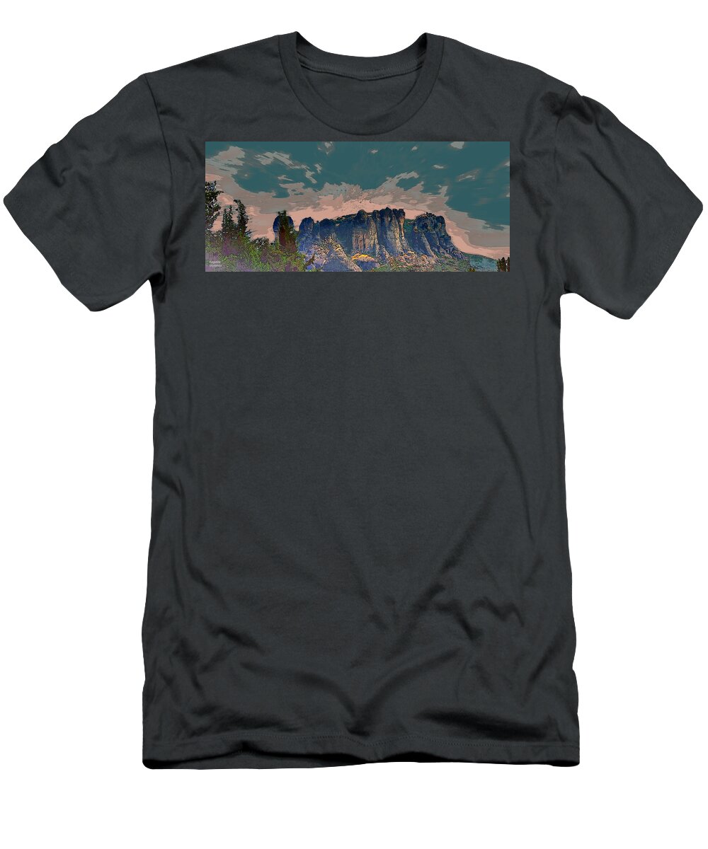 Augusta Stylianou T-Shirt featuring the photograph Beautiful Mountains #3 by Augusta Stylianou