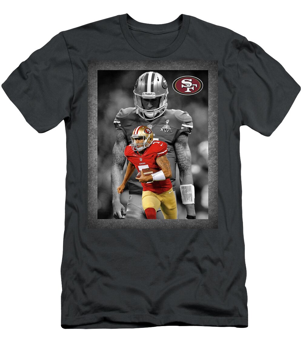 Colin Kaepernick 49ers T-Shirt for Sale by Joe Hamilton