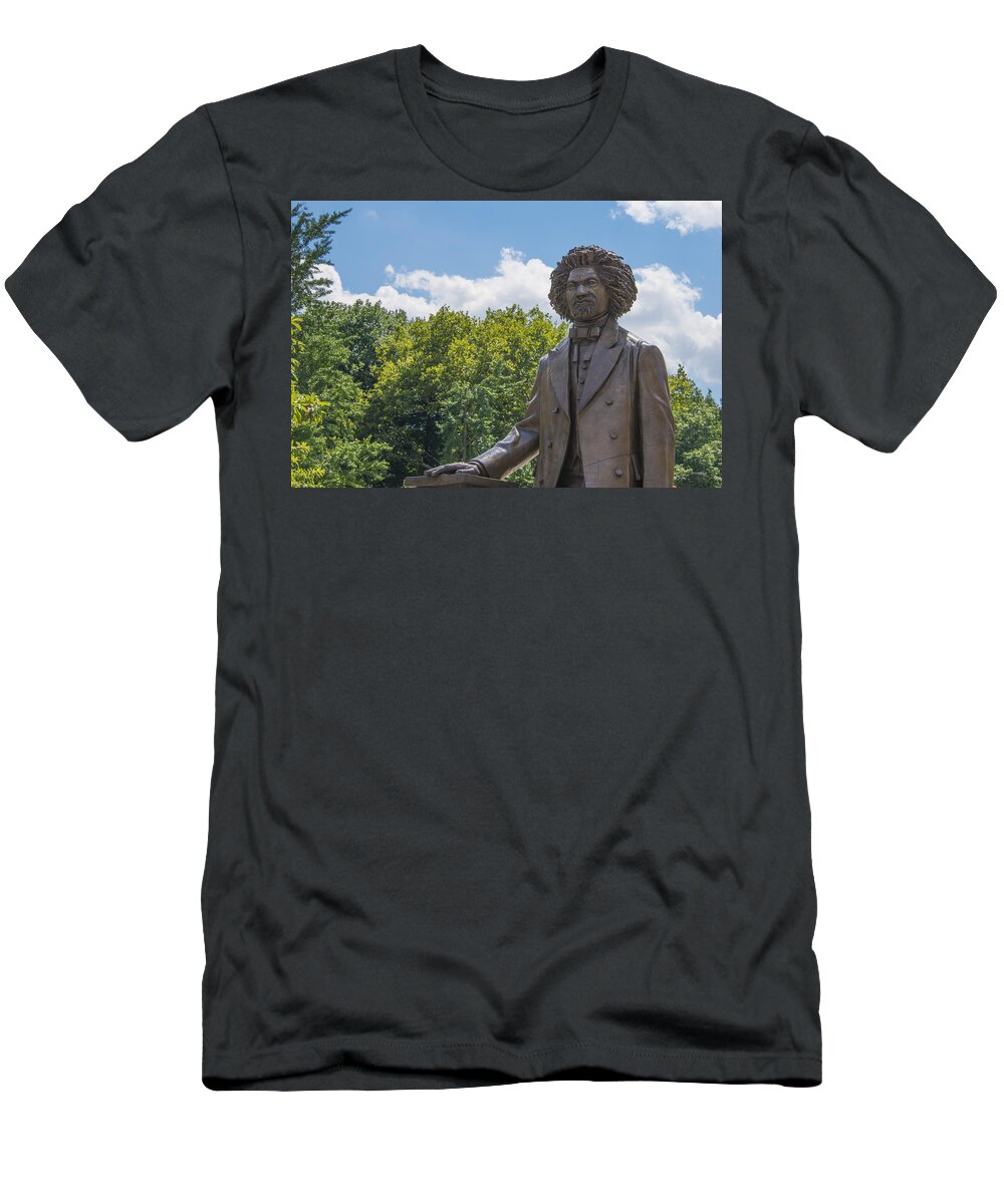 Frederick Douglass T-Shirt featuring the photograph Frederick Douglass #2 by Theodore Jones