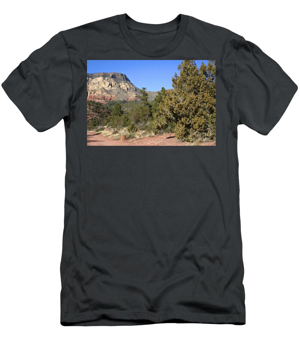Red T-Shirt featuring the photograph Red Rock Canyon #2 by Christy Gendalia