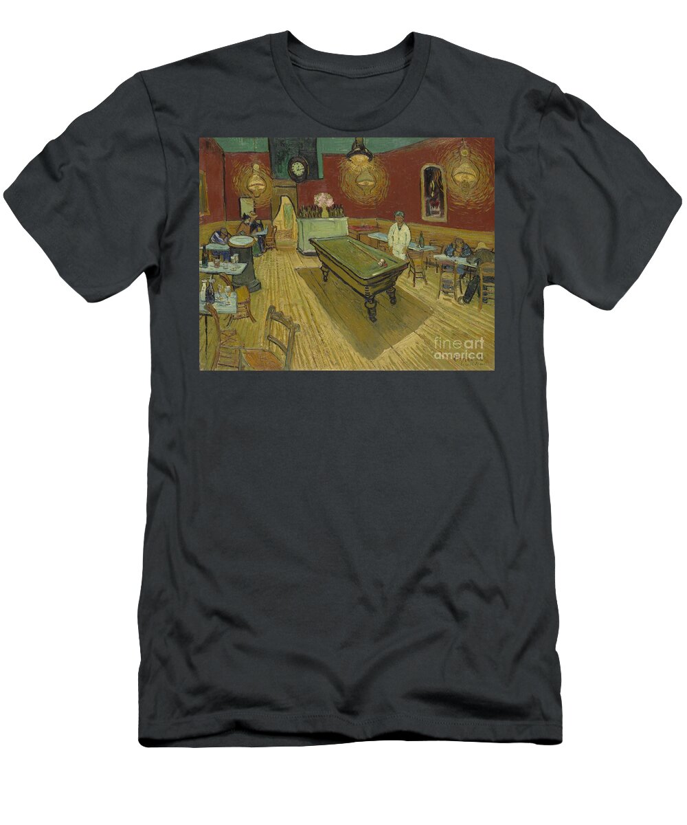 The Night Cafe T-Shirt featuring the painting The Night Cafe by Vincent Van Gogh