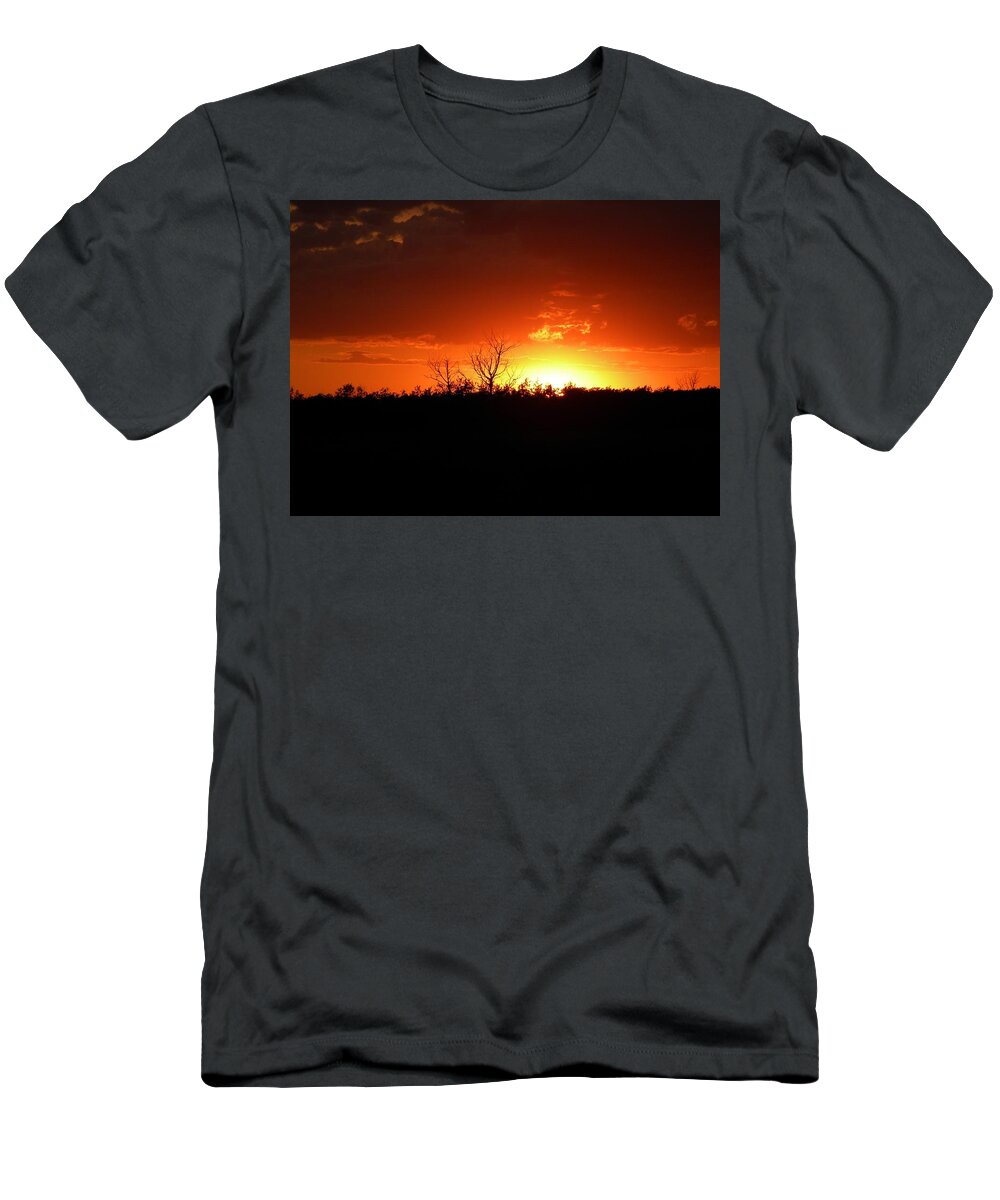 Landscape T-Shirt featuring the photograph Vita Sunset #2 by James Petersen