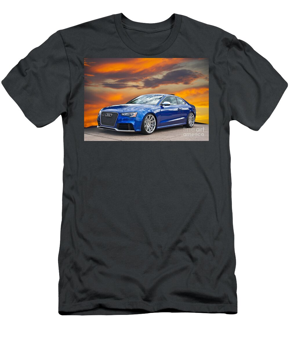 Auto T-Shirt featuring the photograph 2013 Audi RS5 Sports Coupe by Dave Koontz