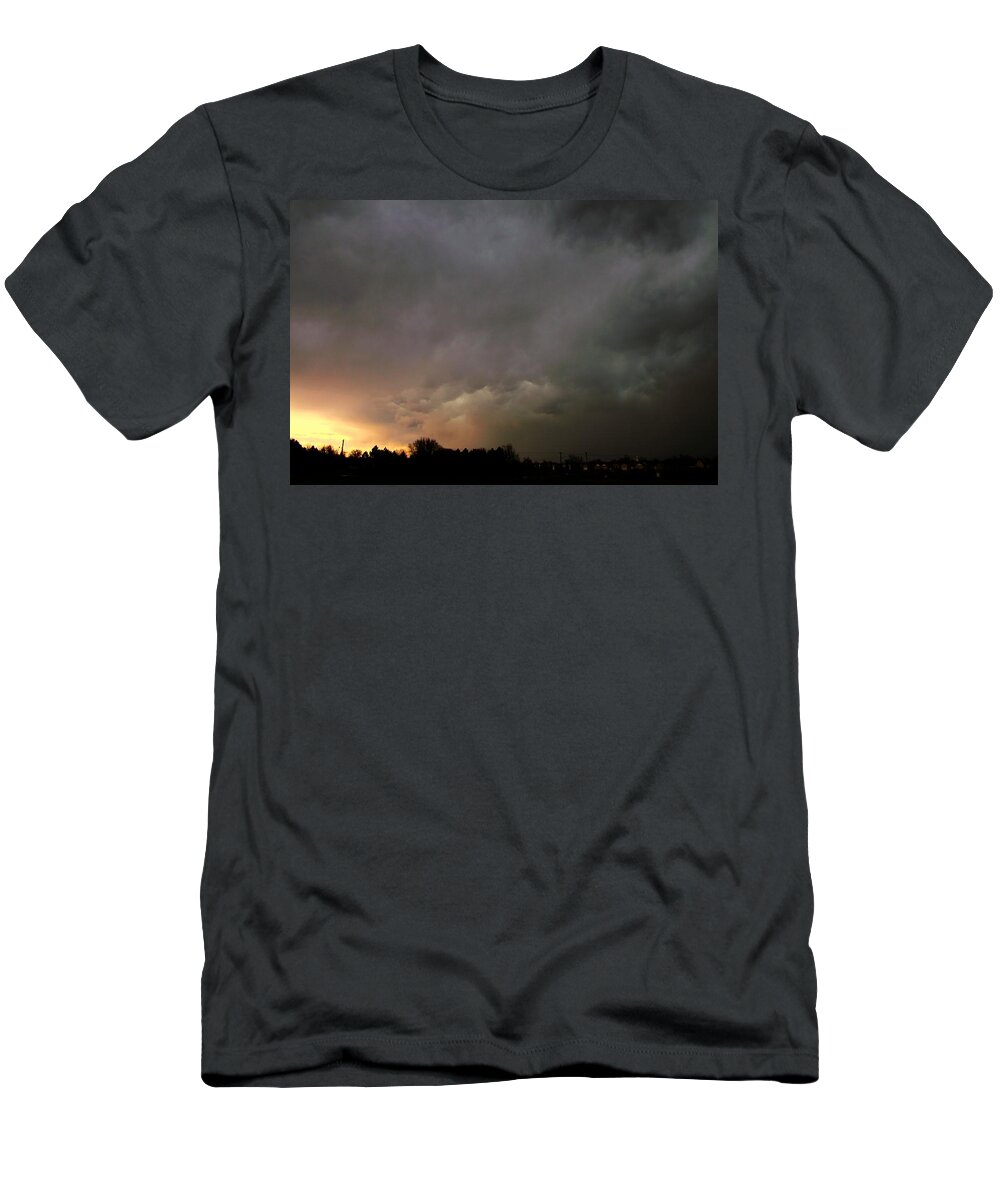 Stormscape T-Shirt featuring the photograph Let the Storm Season Begin #8 by NebraskaSC