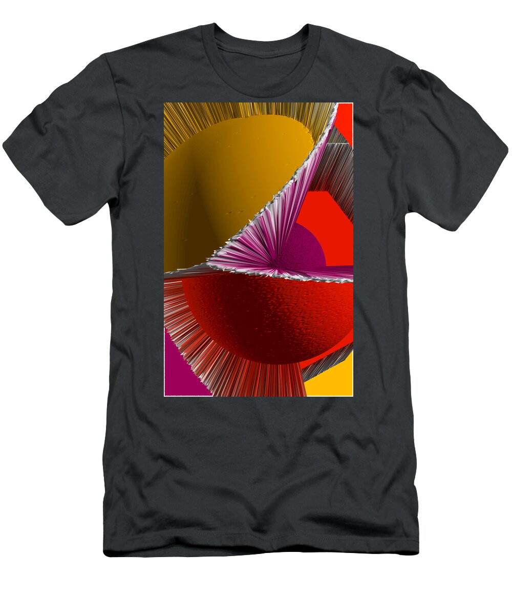 3d T-Shirt featuring the digital art 3D Abstract 5 by Angelina Tamez