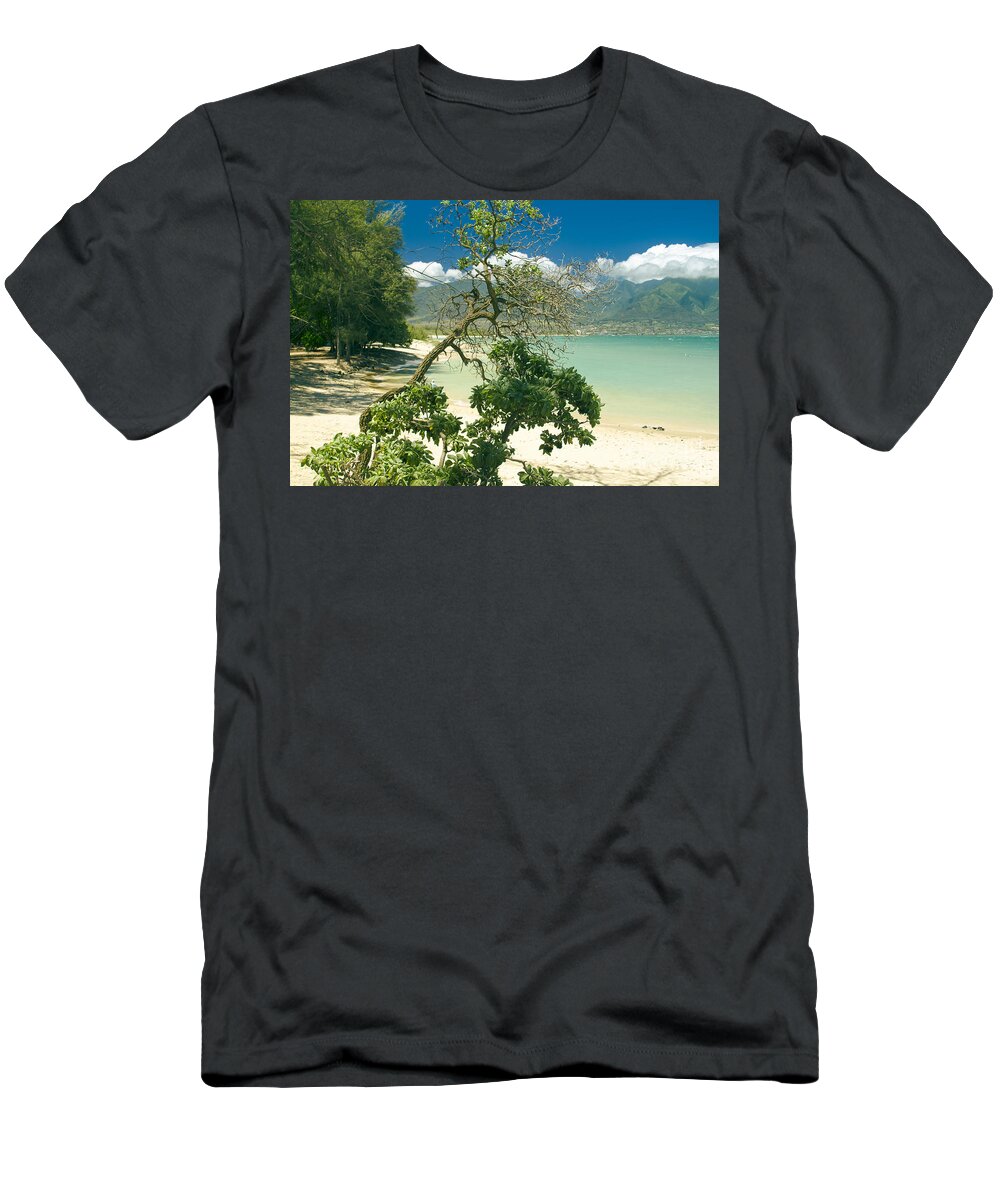 Kanaha Beach T-Shirt featuring the photograph Kanaha Beach Maui Hawaii #2 by Sharon Mau