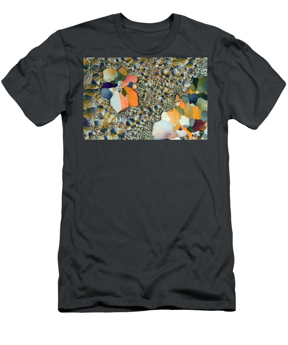 Rock T-Shirt featuring the photograph Ocean Jasper #5 by - MicROCKScopica -