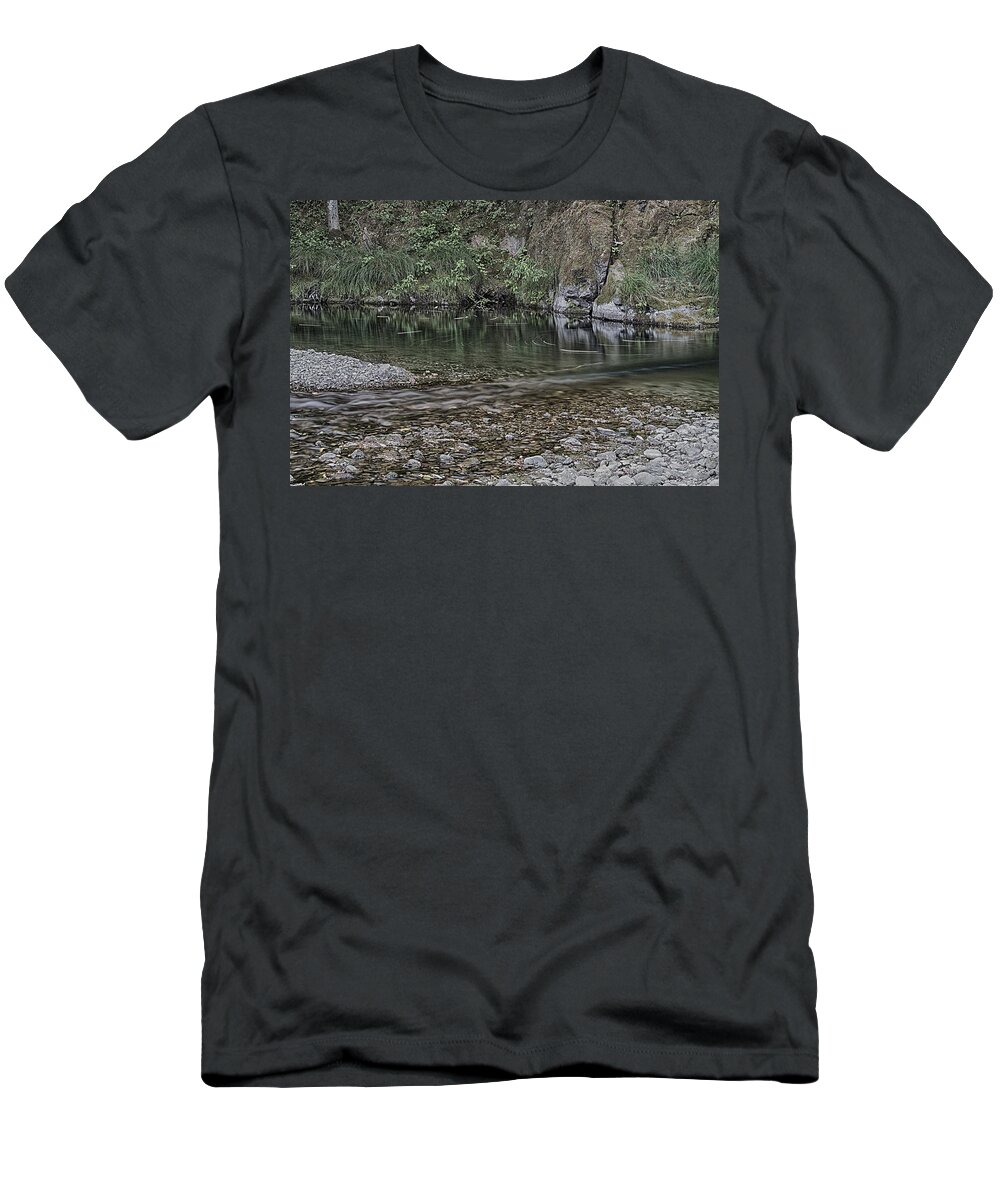 Navarro River T-Shirt featuring the photograph Peaceful by Betty Depee
