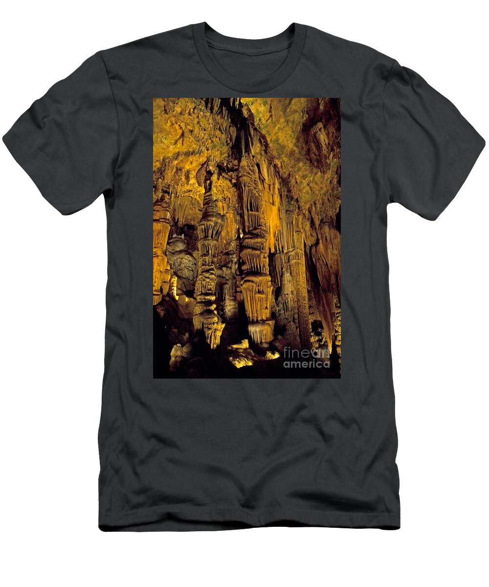 Geology T-Shirt featuring the photograph Luray Caverns #6 by Mark Newman