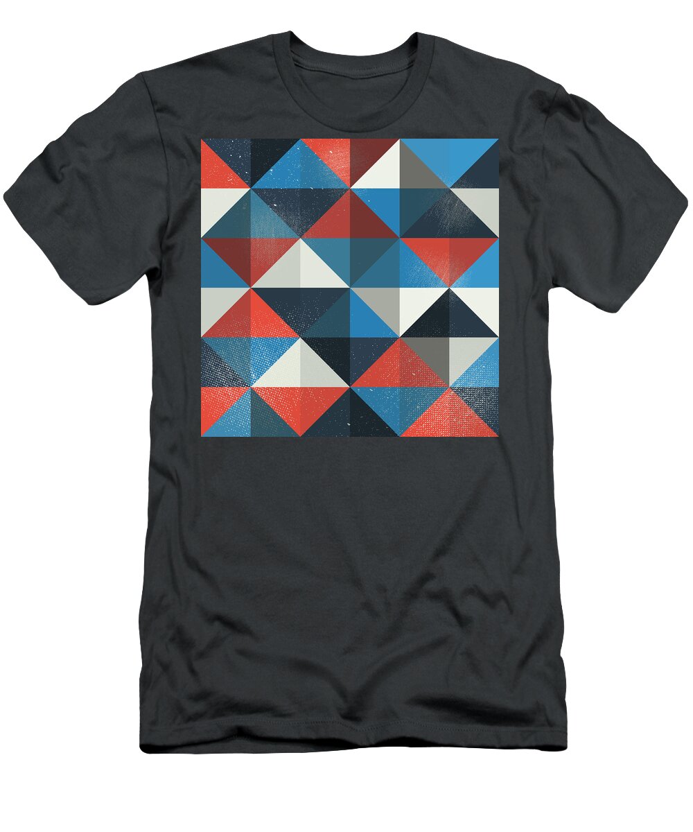 Abstract T-Shirt featuring the digital art Pixel Art #64 by Mike Taylor