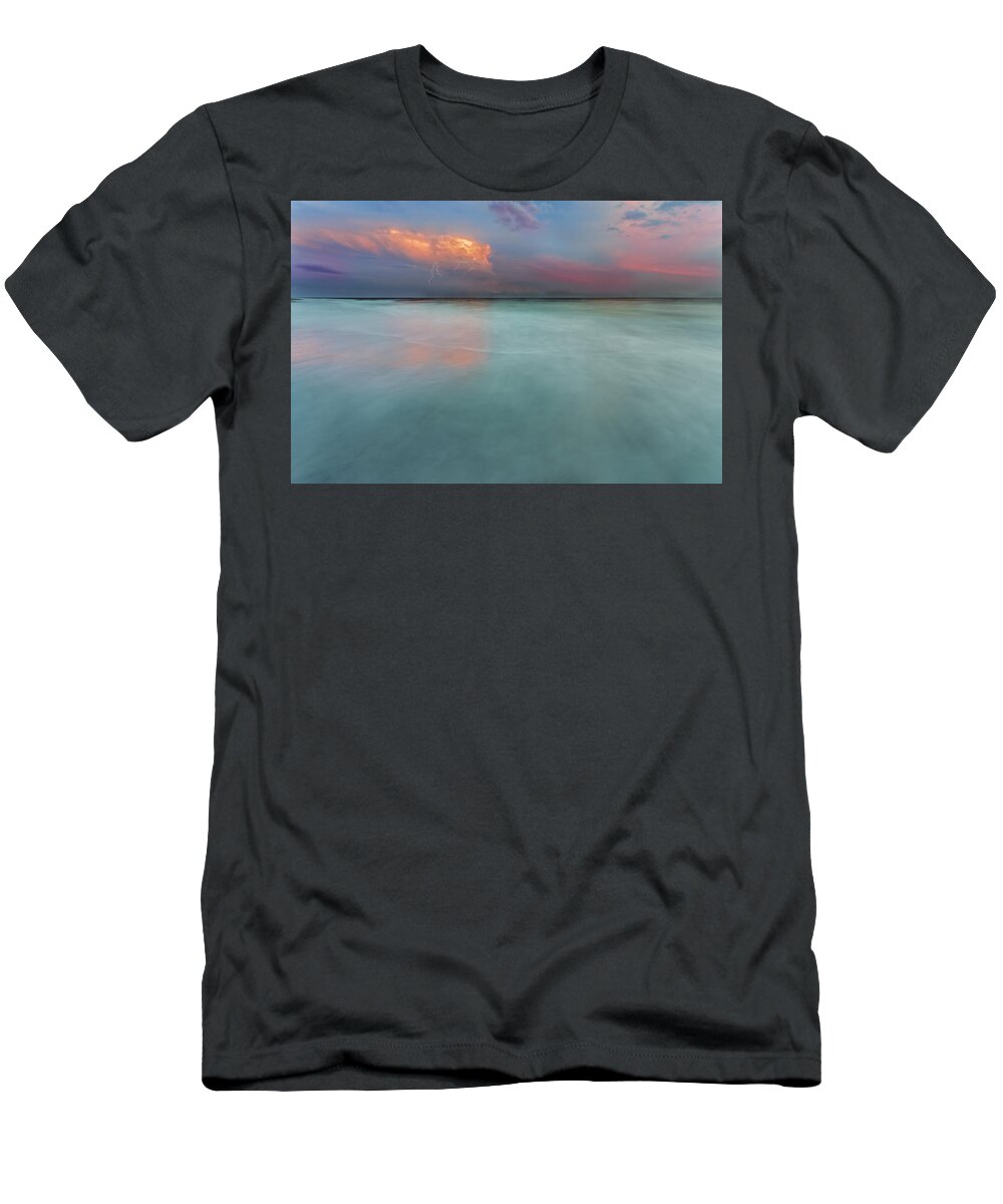 Atlantic Ocean T-Shirt featuring the photograph Sunset on Hilton Head Island #8 by Peter Lakomy