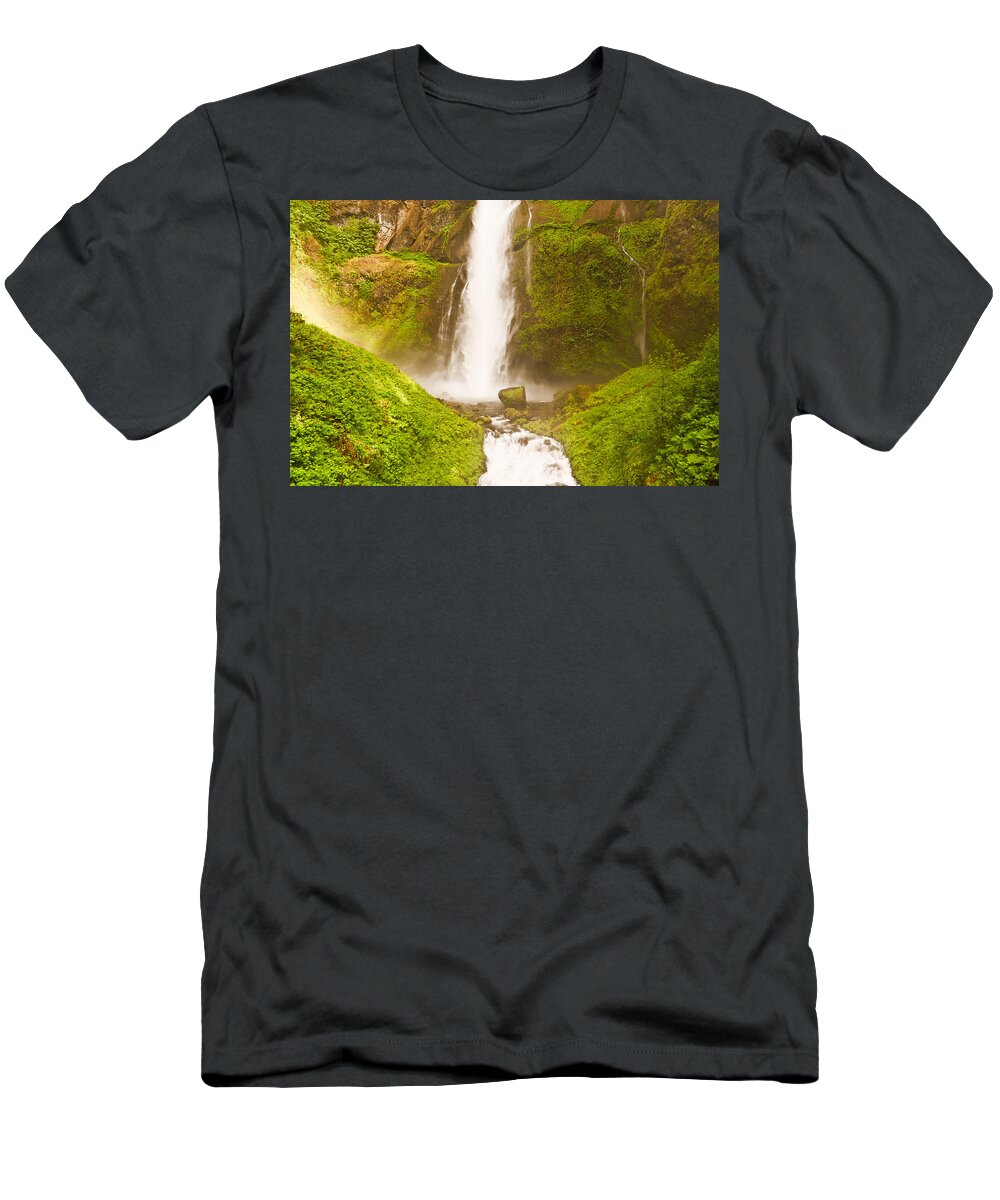 Plunge T-Shirt featuring the photograph A little chunk of heaven by Eti Reid