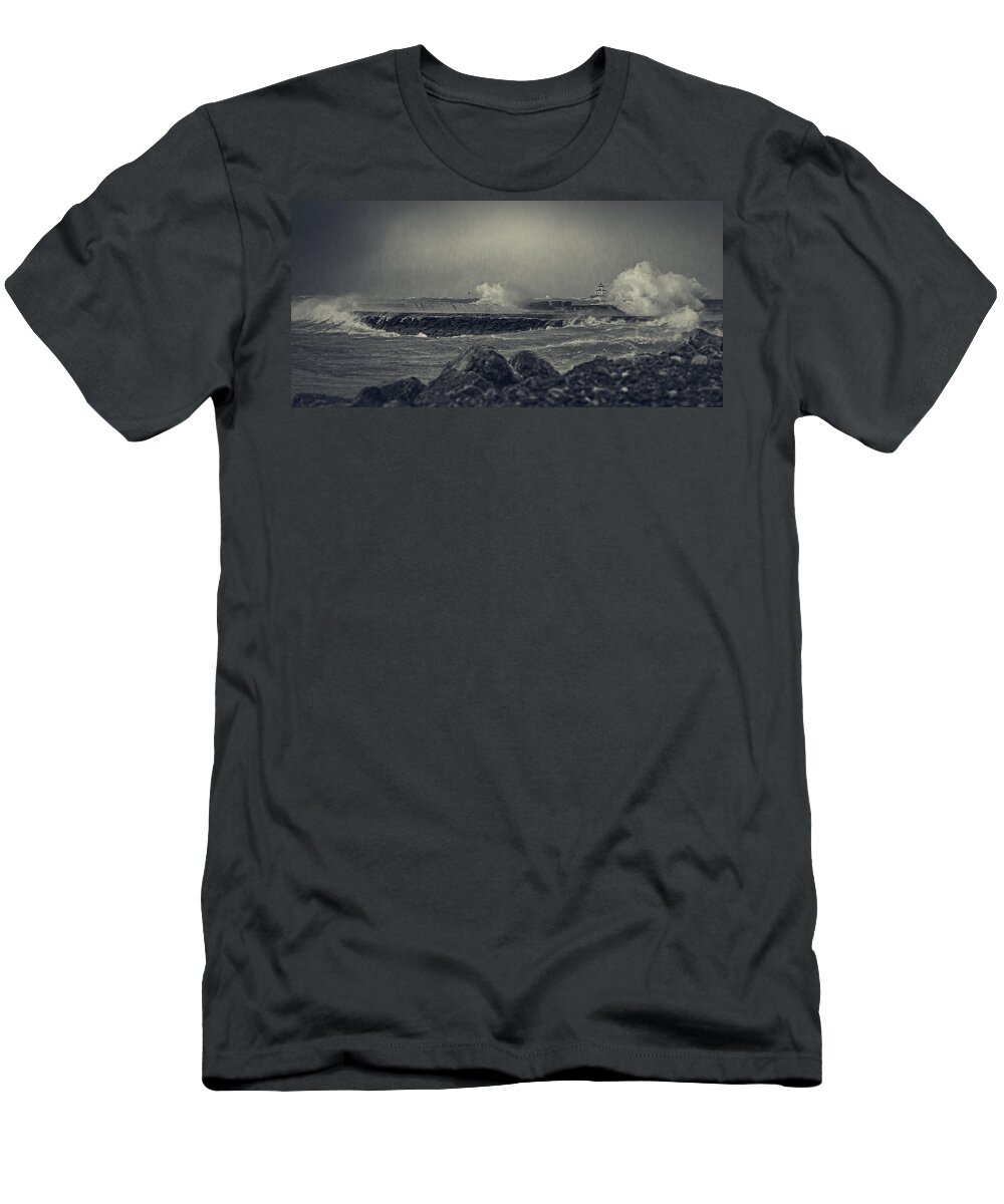 Lake T-Shirt featuring the photograph A Mighty Wind by Everet Regal